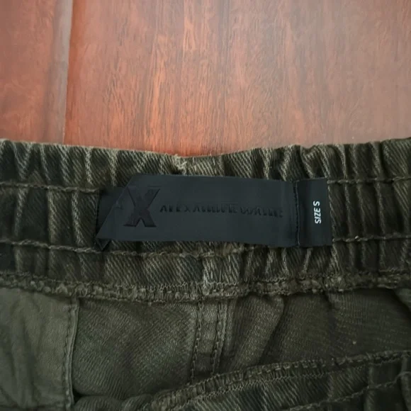 Alexander Wang Leopard print denim cut off shorts size S - Picture 3 of 8